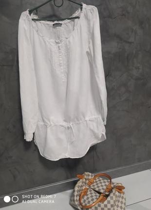 Лляна блуза туніка marc'o polo2 фото
