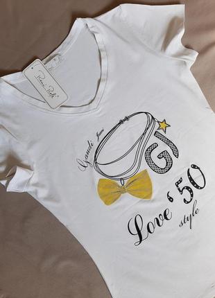 Женская футболка с принтом love 50's style❤