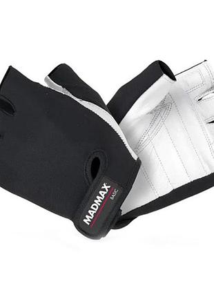 Перчатки для фитнеса mfg-250 l белый (07626002), madmax