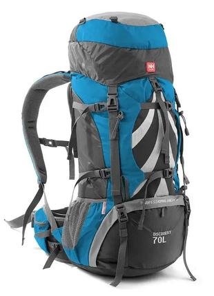 Рюкзак туристический naturehike 70 л nh70b070-b светло-коричневый