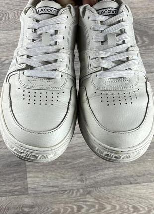 Lacoste кроссовки 42 размер кожаные белые оригинал5 фото