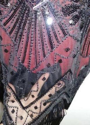 Сукня вечірня  плаття з бахромою паєтками  в стилі гетсбі,20х4 фото