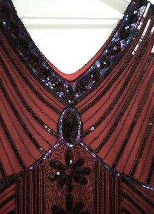 Сукня вечірня  плаття з бахромою паєтками  в стилі гетсбі,20х7 фото