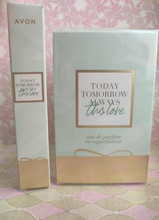 Набор avon today tomorrow always this love2 фото