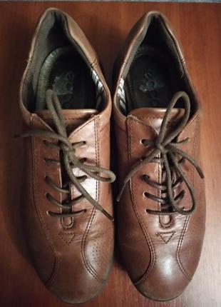 Ортопедичні кросівки ecco , мокасини 37 розмір, шкіра