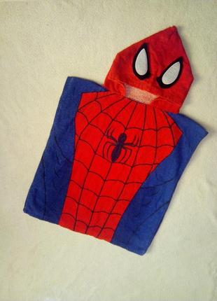 Махровое полотенце человек паук на мальчика 4/6 лет1 фото