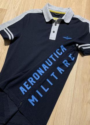 Aeronautica militare поло с большим логотипом оригинал!4 фото