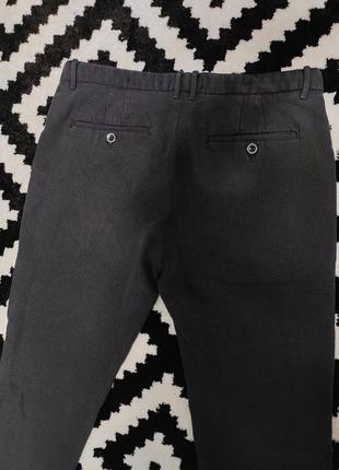 Брюки брюки мужские серые прямые зауженные повседневные reserved slim fit, размер m (w32)7 фото