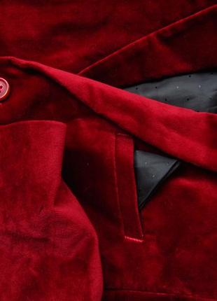 Бархатный пиджак жакет блейзер  с декоративным платком h&m9 фото