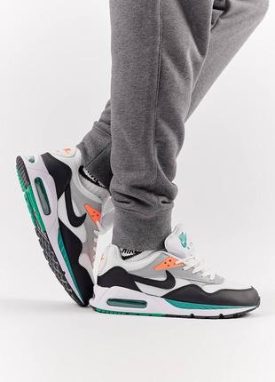 ✔️мужские кроссовки nike air max correlate white black orange