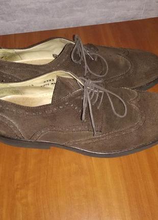Оксфорды . мужские кожаные туфли  valleverde италия , не bally , кожа, ecco