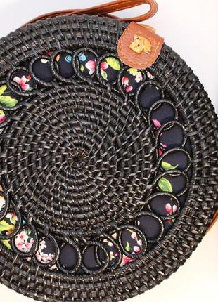 Сумка из ротанга плетеная