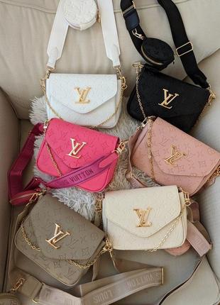 Сумка louis vuitton 2в1 стегана1 фото