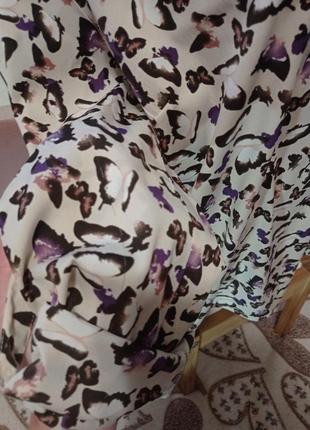 Блуза в принт метелики 🦋🦋🦋 размер 2xl/3xl5 фото