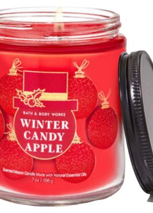 Свеча bath & body works winter candy apple scented candle