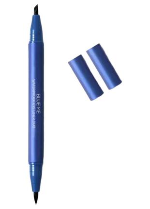 Подводка для глаз водостойкая kiko milano blue me waterproof eyeliner duo