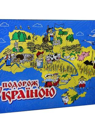 Настольная игра путешествие по украине, укр. «strateg» (30457)1 фото