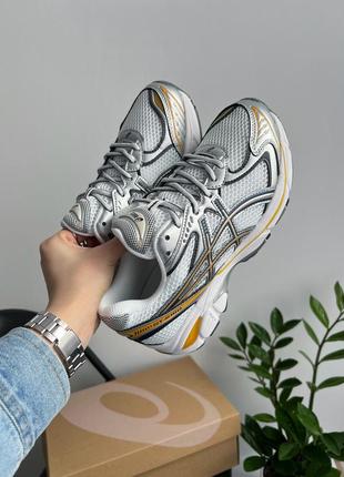 Кросівки asics gt-2160 white silver yellow7 фото