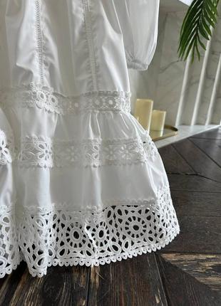Белое кружевное платье от бренда zimmerman2 фото