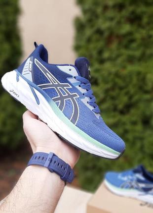 Asics gel-excite 10 сини с салатовым кроссовки мужские ассикс весенние летние демисезонные демисезон низкие текстильные сетка лёгкие топ качество3 фото