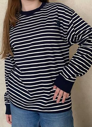 Стильный свитшот в полоску р 13-14 наз рост 158-164