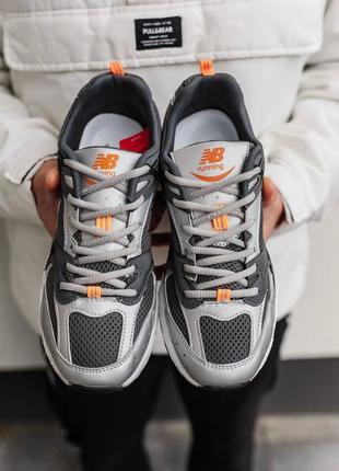 Кроссовки мужские в стиле new balance 530 нью беланс серые серебристые эко кожа сетка 40-43 весенние летние5 фото