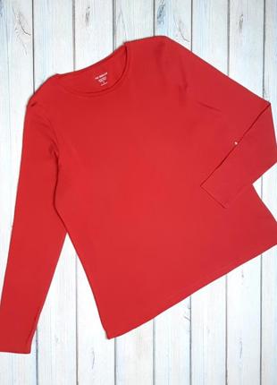 🤩1+1=3 брендовий кораловий светр лонгслів з бавовни marks&spencer, розмір 50 - 522 фото