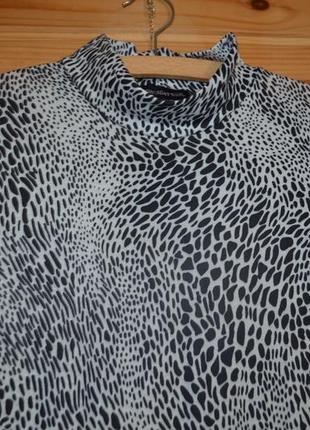 Натуральное леопардовое платье магазина asos, разрез, платье гольф, код 016 фото