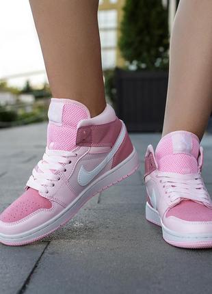 Jordan 1 2025 digital pink courir