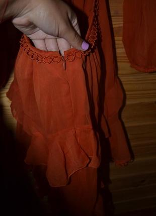 Шикарное платье asos с кружевной отделкой и вырезами! код10 фото