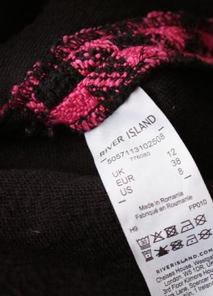 Модная брендовая юбка твидовая гусиная лапка топ от ri7 фото