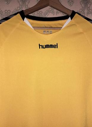 Женский лонгслив спортивный hummel желтый футболка на длинный рукав футбольная2 фото