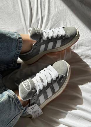 Кроссовки adidas campus 00s grey / white