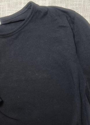 Женская черная футболка. базовая футболка. однотонная футболка. черная футболка4 фото
