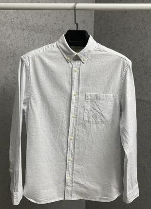 Белая рубашка от бренда h&m1 фото