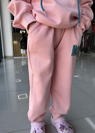 Спортивний костюм костюм рожевий3 фото