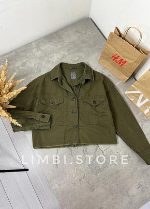 🌷вкорочена джинсова курточка оверсайз від primark