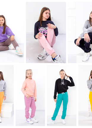 Множество цветов, спортивные штаны для девушек, джоггеры для девушек, с 86р по 170р