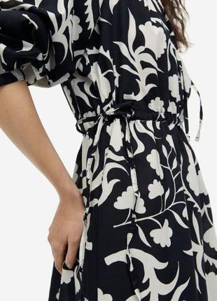 Сукня міді з бавовни h&m4 фото