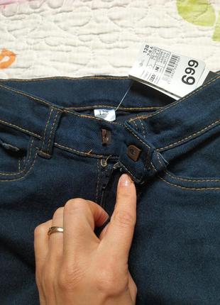 Фірмові штани джинси джинсы скини скінні джеггінси на дівчинку 6-8 років zeeman4 фото