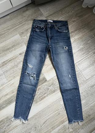 Джинсы скинни zara 38 размер