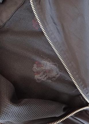 Сатиновий бомбер куртка вітрівка з вишивкою квіти6 фото