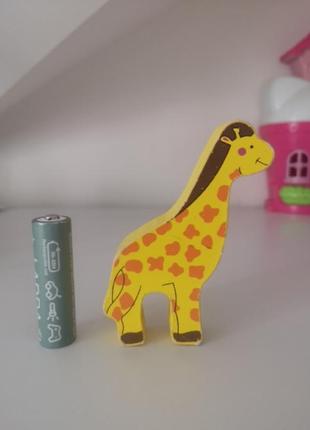 Дерев'яна іграшка жирафа 🦒 жираф