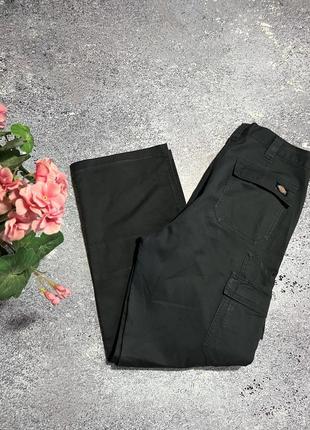 Черные рабочие брюки брюки брюки ворк реп dickies (оригинал)