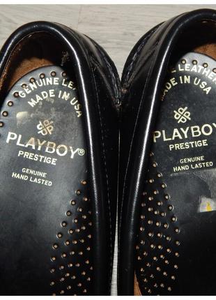 Туфли loafer из кожи playboy (made in usa)5 фото