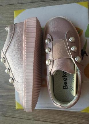 Туфли (кеды) для девочки от фирмы beeko.2 фото
