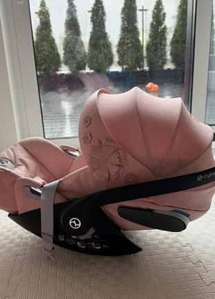 Автокресло cybex cloud z i-size simply flowers pink