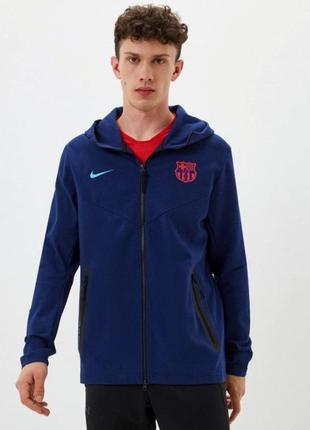 Зіп худі nike fc barcelona nsw tech pack hoodie ci9250-4921 фото