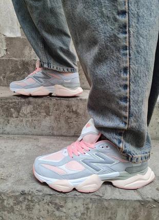 Кроссовки new balance 9060 retro pink 🩷