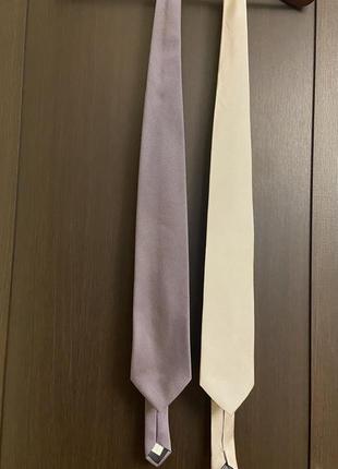 Чоловічі краватки набір бузькова і сіра m&s tie rack2 фото
